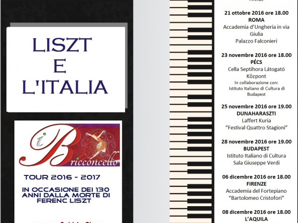 I Bricconcello “Liszt e l’Italia” – 130°