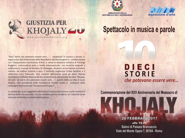 25 anni da Khojaly – Dieci storie che potevano essere vere